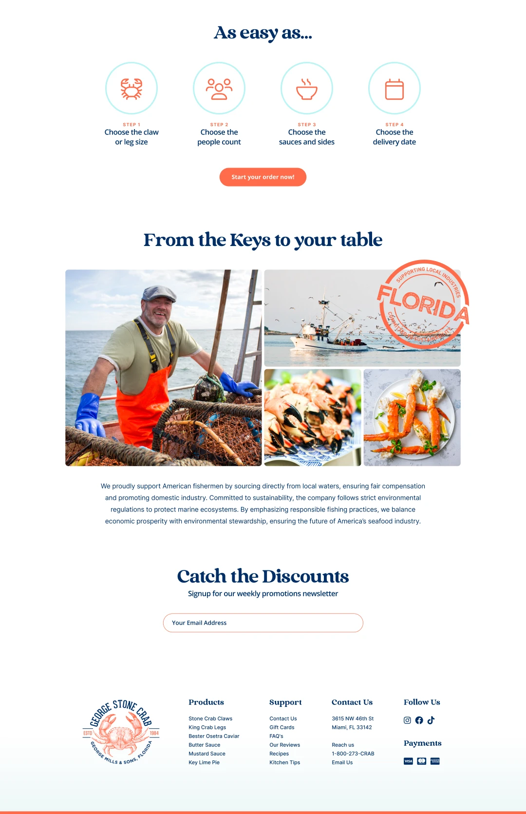 Ecommerce - George Stone Crab Web