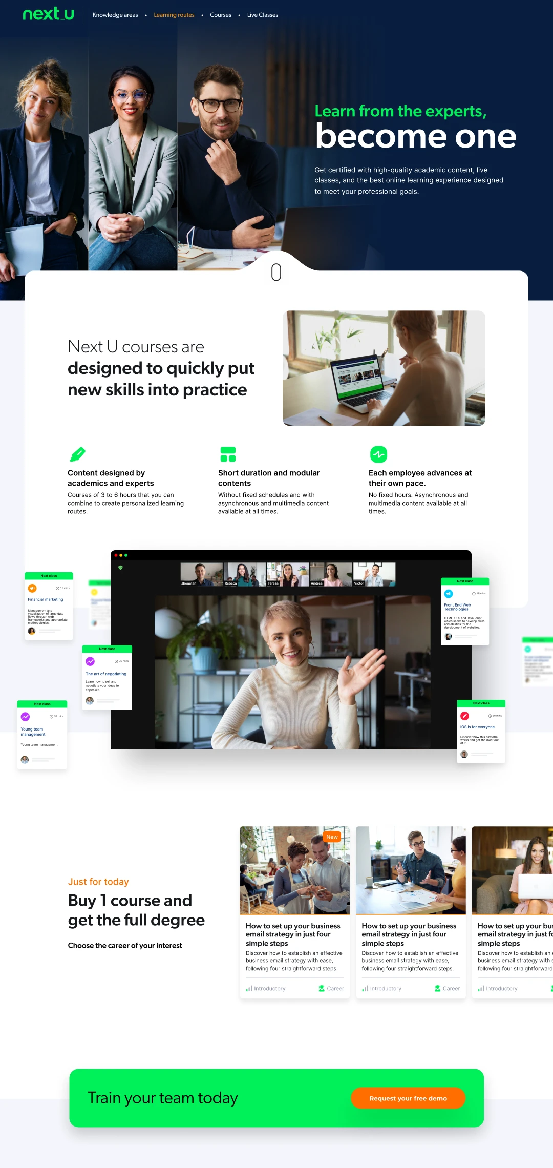 Website Design - Next U Web