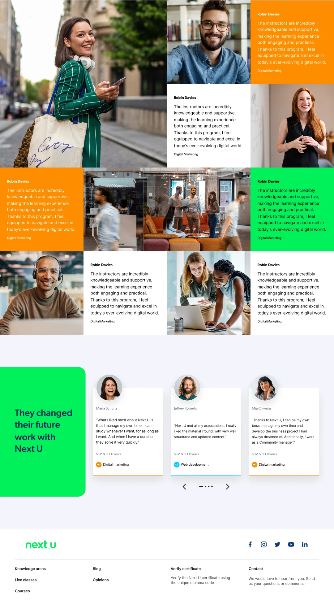 Website Design - Next U Web