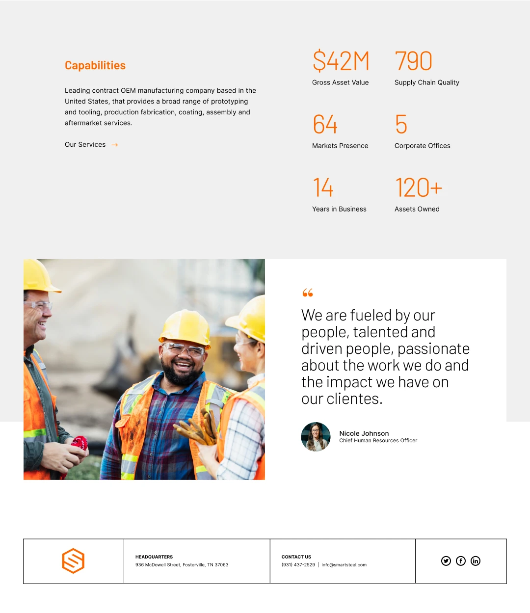 Website Design - Smartsteel Web