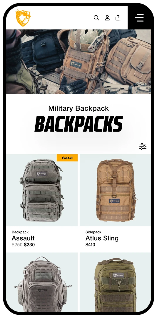 Ecommerce - Drago Gear Device