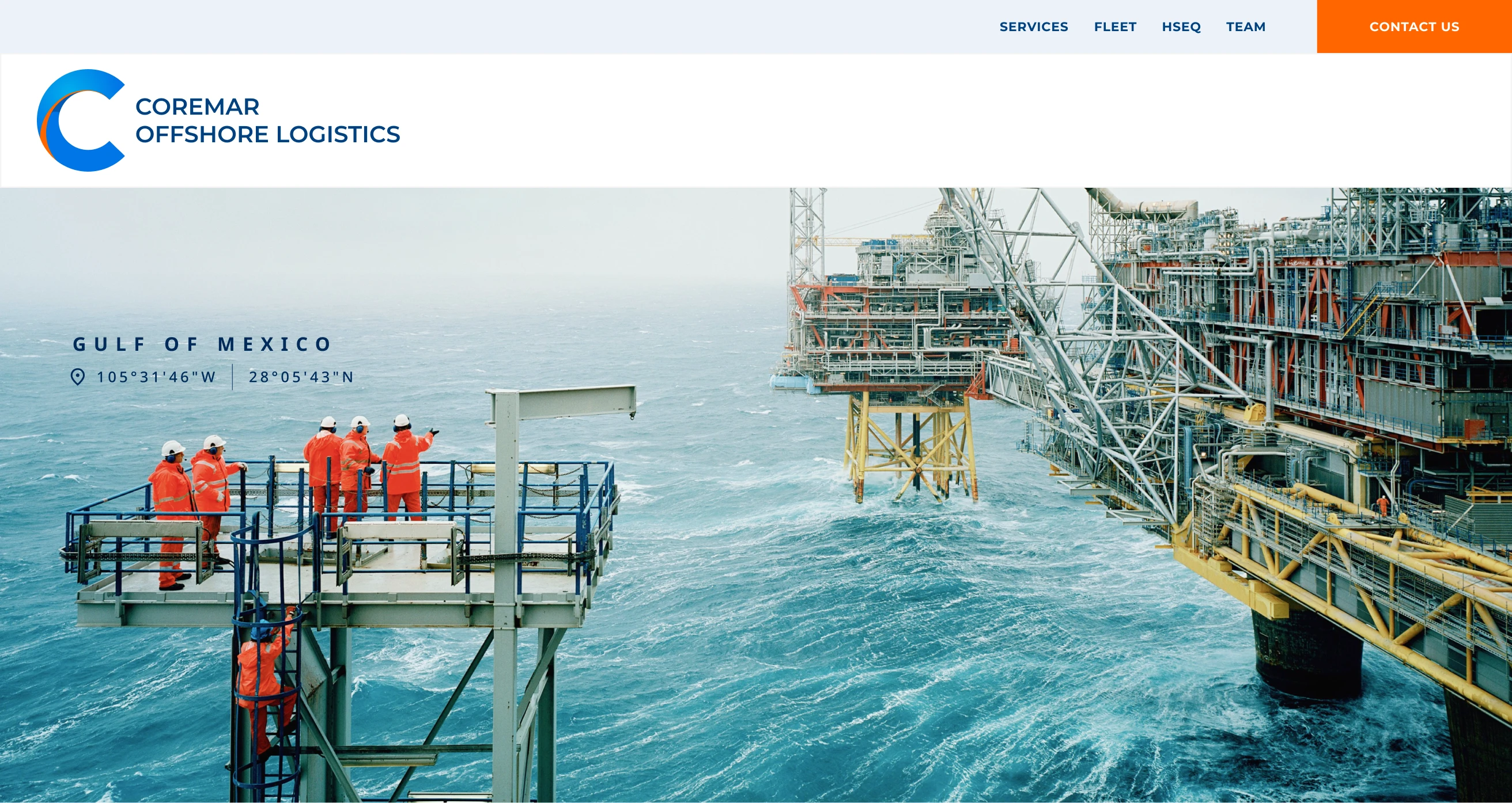 Website Design - Coremar Hero